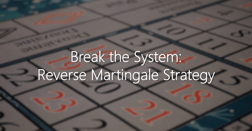 Reverse martingale strategy